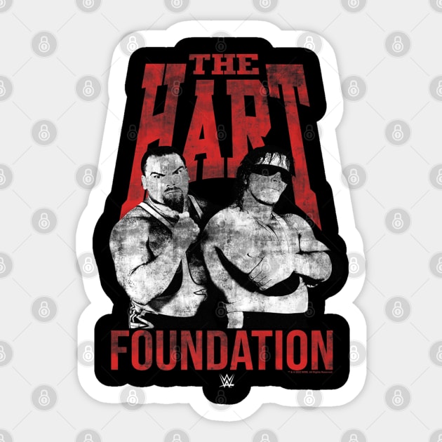 Bret Hart & Anvil The Hart Foundation Sticker by Holman